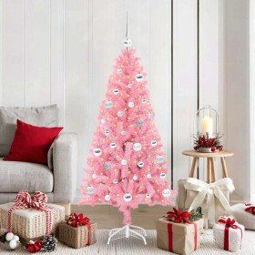 Árbol de Navidad con 150 LED con soporte Rosa 150 cm PVC en Decoración Festiva y Estacional | Comprar online en Foru.es