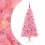 Árbol de Navidad con 150 LED con soporte Rosa 150 cm PVC en Decoración Festiva y Estacional | Comprar online en Foru.es