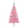 Árbol de Navidad con 150 LED con soporte Rosa 150 cm PVC en Decoración Festiva y Estacional | Comprar online en Foru.es