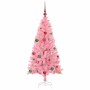 Árbol de Navidad con 150 LED con soporte Rosa 150 cm PVC en Decoración Festiva y Estacional | Comprar online en Foru.es