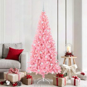 Árbol de Navidad con 300 LED con soporte Rosa 180 cm PVC en Decoración Festiva y Estacional | Comprar online en Foru.es