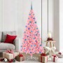 Árbol de Navidad con 300 LED con soporte Rosa 180 cm PVC en Decoración Festiva y Estacional | Comprar online en Foru.es