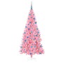 Árbol de Navidad con 300 LED con soporte Rosa 180 cm PVC en Decoración Festiva y Estacional | Comprar online en Foru.es