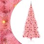 Árbol de Navidad con 300 LED con soporte Rosa 210 cm PVC en Decoración Festiva y Estacional | Comprar online en Foru.es