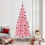 Árbol de Navidad con 300 LED con soporte Rosa 210 cm PVC en Decoración Festiva y Estacional | Comprar online en Foru.es