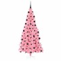 Árbol de Navidad con 300 LED con soporte Rosa 210 cm PVC en Decoración Festiva y Estacional | Comprar online en Foru.es