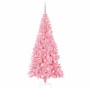 Árbol de Navidad con 300 LED con soporte Rosa 210 cm PVC en Decoración Festiva y Estacional | Comprar online en Foru.es