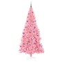 Árbol de Navidad con 300 LED con soporte Rosa 210 cm PVC en Decoración Festiva y Estacional | Comprar online en Foru.es