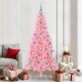 Árbol de Navidad con 300 LED con soporte Rosa 210 cm PVC en Decoración Festiva y Estacional | Comprar online en Foru.es
