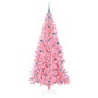 Árbol de Navidad con 300 LED con soporte Rosa 210 cm PVC en Decoración Festiva y Estacional | Comprar online en Foru.es