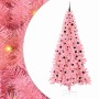 Árbol de Navidad con 300 LED con soporte Rosa 240 cm PVC en Decoración Festiva y Estacional | Comprar online en Foru.es