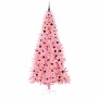 Árbol de Navidad con 300 LED con soporte Rosa 240 cm PVC en Decoración Festiva y Estacional | Comprar online en Foru.es