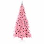 Árbol de Navidad con 300 LED con soporte Rosa 240 cm PVC en Decoración Festiva y Estacional | Comprar online en Foru.es