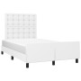 Estructura de cama cabecero cuero sintético blanco 120x200 cm de vidaXL, Camas y somieres - Ref: Foro24-3125562, Precio: 159,...