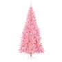 Árbol de Navidad con 300 LED con soporte Rosa 240 cm PVC en Decoración Festiva y Estacional | Comprar online en Foru.es