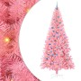Árbol de Navidad con 300 LED con soporte Rosa 240 cm PVC en Decoración Festiva y Estacional | Comprar online en Foru.es