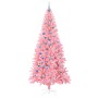 Árbol de Navidad con 300 LED con soporte Rosa 240 cm PVC en Decoración Festiva y Estacional | Comprar online en Foru.es