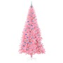 Árbol de Navidad con 300 LED con soporte Rosa 240 cm PVC en Decoración Festiva y Estacional | Comprar online en Foru.es