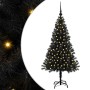 Árbol de Navidad con 150 LED con soporte Negro 120 cm PVC en Decoración Festiva y Estacional | Comprar online en Foru.es