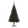 Árbol de Navidad con 150 LED con soporte Negro 120 cm PVC en Decoración Festiva y Estacional | Comprar online en Foru.es