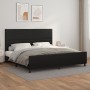 Estructura de cama con cabecero cuero sintético negro 200x200cm de vidaXL, Camas y somieres - Ref: Foro24-3125469, Precio: 22...
