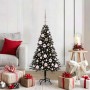 Árbol de Navidad con 150 LED con soporte Negro 120 cm PVC en Decoración Festiva y Estacional | Comprar online en Foru.es
