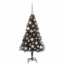 Árbol de Navidad con 150 LED con soporte Negro 120 cm PVC en Decoración Festiva y Estacional | Comprar online en Foru.es