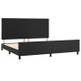 Estructura de cama con cabecero cuero sintético negro 200x200cm de vidaXL, Camas y somieres - Ref: Foro24-3125469, Precio: 22...