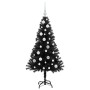 Árbol de Navidad con 150 LED con soporte Negro 120 cm PVC en Decoración Festiva y Estacional | Comprar online en Foru.es