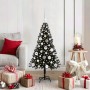Árbol de Navidad con 150 LED con soporte Negro 120 cm PVC en Decoración Festiva y Estacional | Comprar online en Foru.es