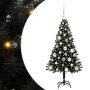 Árbol de Navidad con 150 LED con soporte Negro 120 cm PVC en Decoración Festiva y Estacional | Comprar online en Foru.es