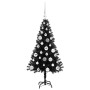 Árbol de Navidad con 150 LED con soporte Negro 120 cm PVC en Decoración Festiva y Estacional | Comprar online en Foru.es