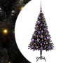 Árbol de Navidad con 150 LED con soporte Negro 120 cm PVC en Decoración Festiva y Estacional | Comprar online en Foru.es