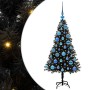 Árbol de Navidad con 150 LED con soporte Negro 120 cm PVC en Decoración Festiva y Estacional | Comprar online en Foru.es