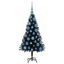 Árbol de Navidad con 150 LED con soporte Negro 120 cm PVC en Decoración Festiva y Estacional | Comprar online en Foru.es