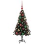 Árbol de Navidad con 150 LED con soporte Negro 120 cm PVC en Decoración Festiva y Estacional | Comprar online en Foru.es