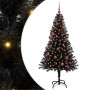Árbol de Navidad con 150 LED con soporte Negro 150 cm PVC en Decoración Festiva y Estacional | Comprar online en Foru.es