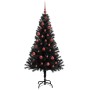 Árbol de Navidad con 150 LED con soporte Negro 150 cm PVC en Decoración Festiva y Estacional | Comprar online en Foru.es