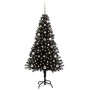 Árbol de Navidad con 150 LED con soporte Negro 150 cm PVC en Decoración Festiva y Estacional | Comprar online en Foru.es