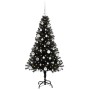 Árbol de Navidad con 150 LED con soporte Negro 150 cm PVC en Decoración Festiva y Estacional | Comprar online en Foru.es