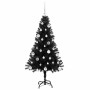 Árbol de Navidad con 150 LED con soporte Negro 150 cm PVC en Decoración Festiva y Estacional | Comprar online en Foru.es