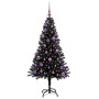 Árbol de Navidad con 150 LED con soporte Negro 150 cm PVC en Decoración Festiva y Estacional | Comprar online en Foru.es