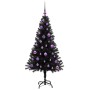 Árbol de Navidad con 150 LED con soporte Negro 150 cm PVC en Decoración Festiva y Estacional | Comprar online en Foru.es