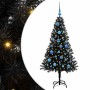 Árbol de Navidad con 150 LED con soporte Negro 150 cm PVC en Decoración Festiva y Estacional | Comprar online en Foru.es