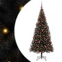 Árbol de Navidad con 300 LED con soporte Negro 180 cm PVC en Decoración Festiva y Estacional | Comprar online en Foru.es