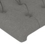 Estructura de cama con cabecero de tela gris oscuro 90x190 cm de vidaXL, Camas y somieres - Ref: Foro24-3125261, Precio: 168,...