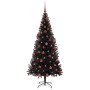 Árbol de Navidad con 300 LED con soporte Negro 180 cm PVC en Decoración Festiva y Estacional | Comprar online en Foru.es