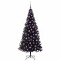 Árbol de Navidad con 300 LED con soporte Negro 180 cm PVC en Decoración Festiva y Estacional | Comprar online en Foru.es
