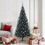 Árbol de Navidad con 300 LED con soporte Negro 180 cm PVC en Decoración Festiva y Estacional | Comprar online en Foru.es