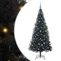 Árbol de Navidad con 300 LED con soporte Negro 180 cm PVC en Decoración Festiva y Estacional | Comprar online en Foru.es